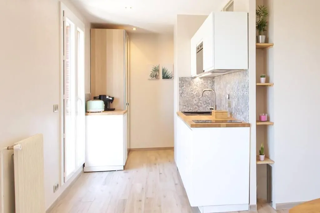 Appartement L36 Sea View Terrace 10Min Walking To Sea/Parking & Ac à Nice