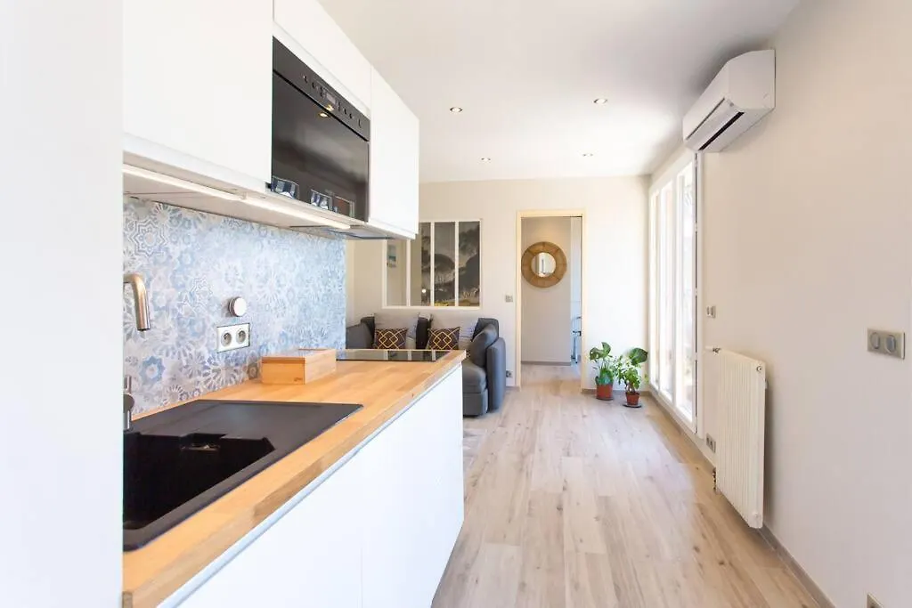 Appartement L36 Sea View Terrace 10Min Walking To Sea/Parking & Ac à Nice