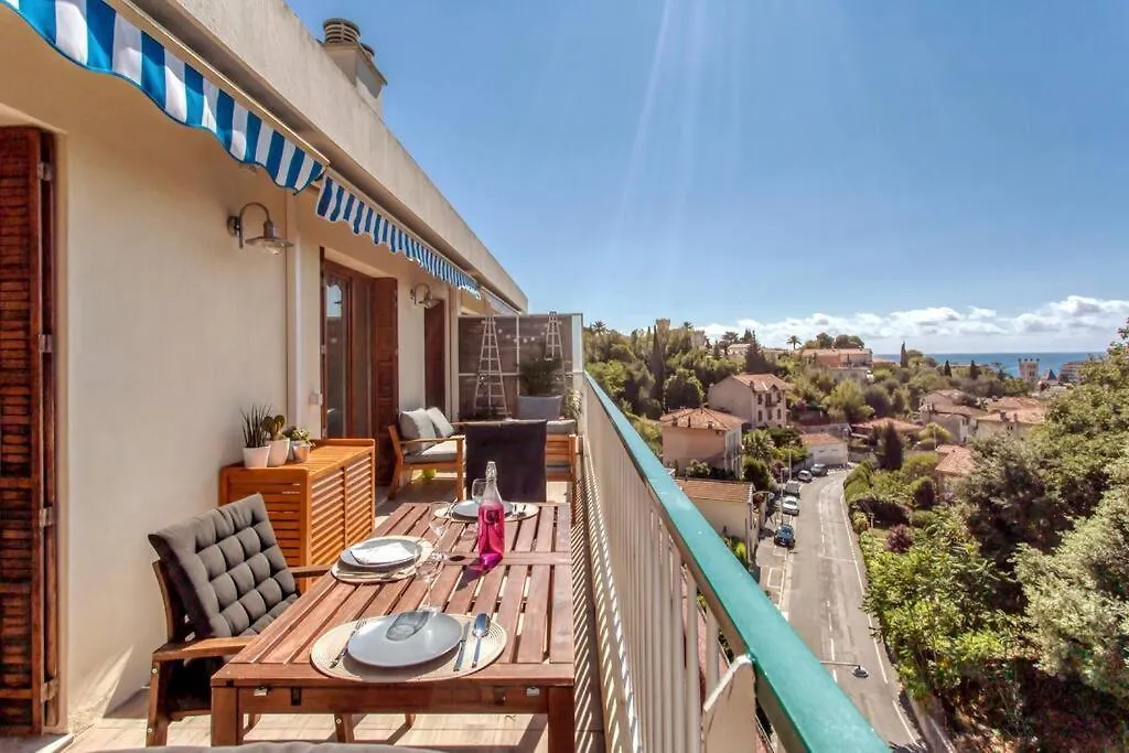 Appartement L36 Sea View Terrace 10Min Walking To Sea/Parking & Ac à Nice France